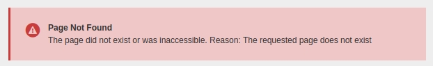 TYPO3 error message